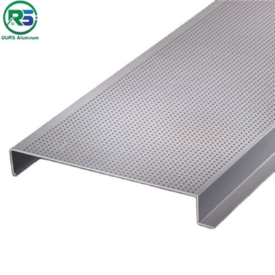 White Powder Coated 15mm Aluminium Strip Ceiling H Shaped Sheet Metal Ceiling