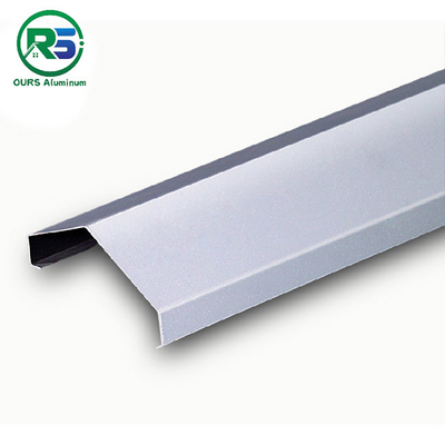 Water Drip Suspended Ceiling Metal Strips With Vaulted Waves Hills Valley Pattern