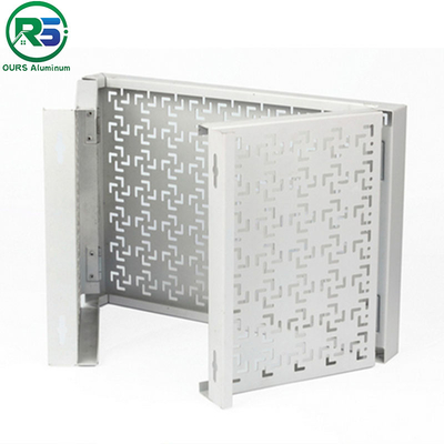 ODM OEM Custom Aluminum Decorative Metal Air Conditioner Cover For Outdoor