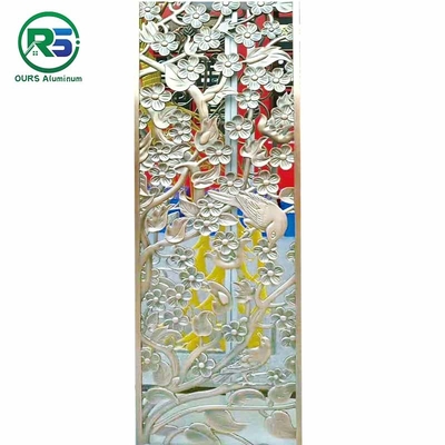 Luxury Interior Aluminum Decorative Screens Carving For Room Dividers