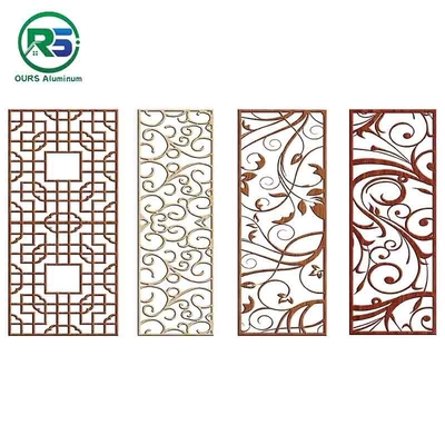 Simple Style Aluminum Decorative Metal Window Grilles Indoor Facades 3.0mm 3.5mm 4.0mm