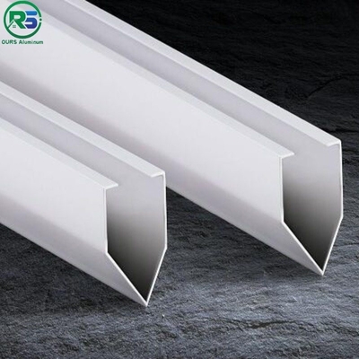 ISO V Shape Screen Aluminum Baffle Ceiling System Multicolor Interior Railway Station