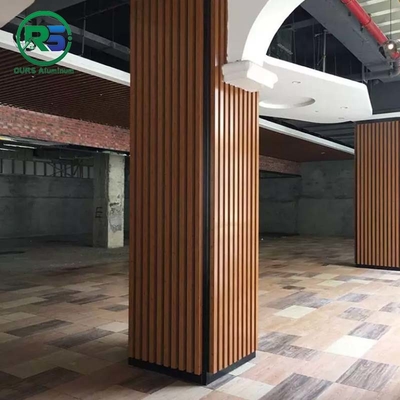 Curved Wall Aluminium Column Cladding Panel Square Pillars Cover 2.5mm