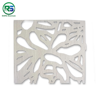 Artistic Aluminum laser cutting Wall Panels CNC Carved Exterior PVDF Coating