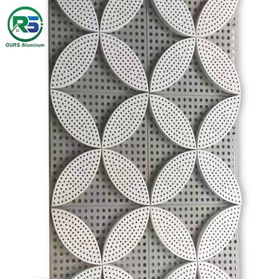 Artistic Decorative Aluminum Wall Panels Punch Holes Perforated Aluminium Cladding Panels