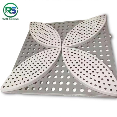 Artistic Decorative Aluminum Wall Panels Punch Holes Perforated Aluminium Cladding Panels