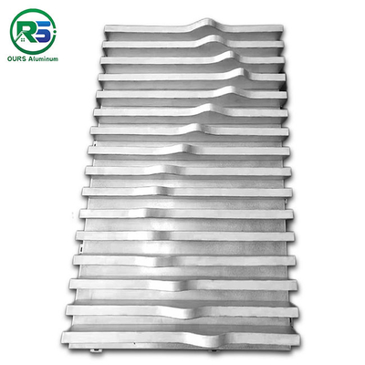 Commercial Aluminum Art Deco Wall Panels Perforated Metal Cladding Facade