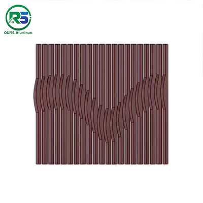 Commercial Aluminum Art Deco Wall Panels Perforated Metal Cladding Facade