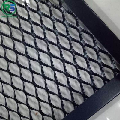 Flattened Aluminum Expanded Metal Sheet Decorative Aluminum Mesh 2.4m Width