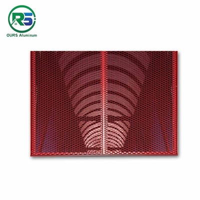 Anodized Aluminum Expanded Sheet Metal Mesh Roof And Wall Cladding Panels