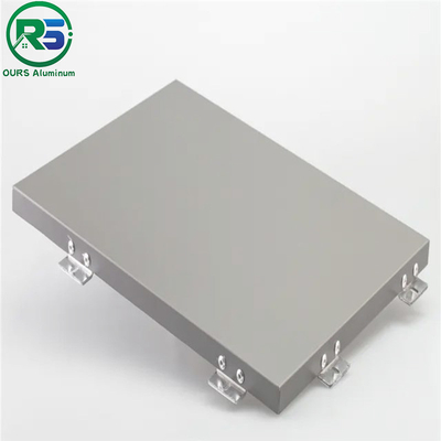 Fireproof Corrugated Aluminum Wall Panels Architectural Metal Ceiling Tiles Suspended 200mm