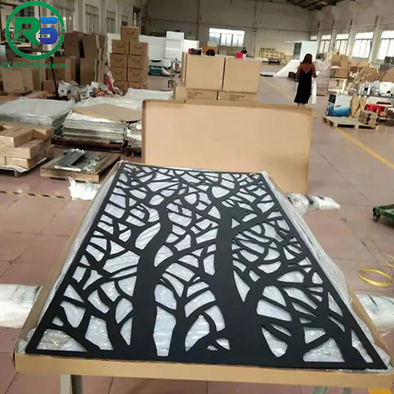 1250mm Colorful Aluminium Decorative Screens Air Conditioner Vent