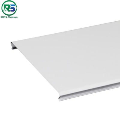 Flat Suspended Aluminium Strip Ceiling Panel Thickness 0.6mm - 1.2mm