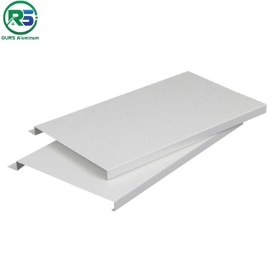 White Powder Coated 15mm Aluminium Strip Ceiling H Shaped Sheet Metal Ceiling