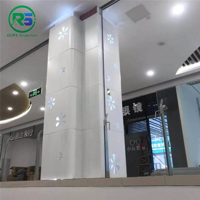 Square Pillars Cover Anodized Aluminum Wall Panels AA3003 AA1100 Weather Resistance