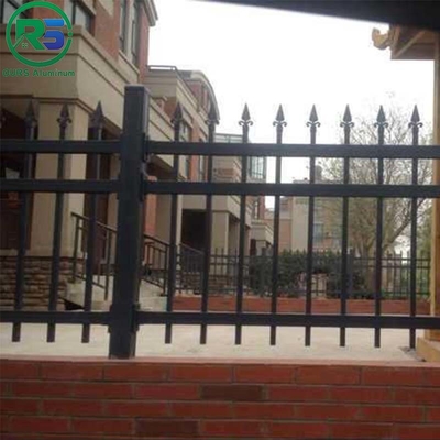 Multicolor Contemporary Aluminum Fence Spaced Picket Decorative Metal Fence Panels