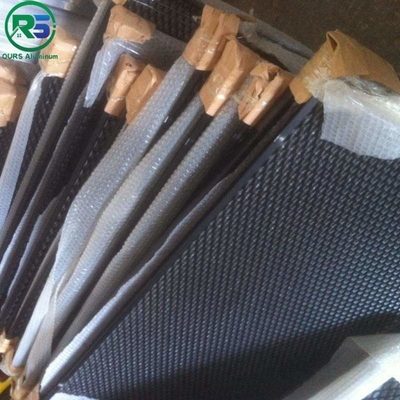 Flattened Aluminum Expanded Metal Sheet Decorative Aluminum Mesh 2.4m Width