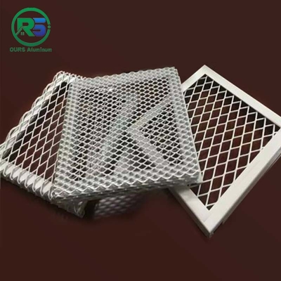 Raised Aluminum Expanded Mesh Sheet Fencing And Window Screens 1.5-4mm