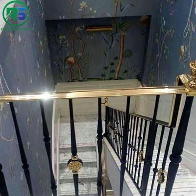 Art Luxury Balusters Metal Aluminum Stair Railings Interior Staircase Balustrade