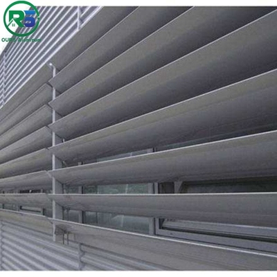 Decorative Exterior Aluminum Sun Shade System Building Facade Pvdf Coating